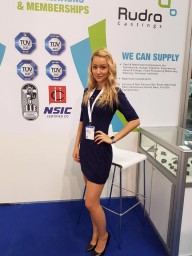 Hostess for Hannover Messe